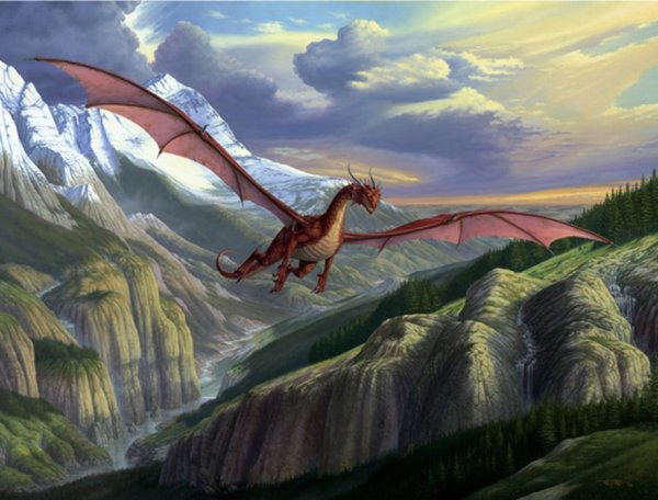 Дракон летит