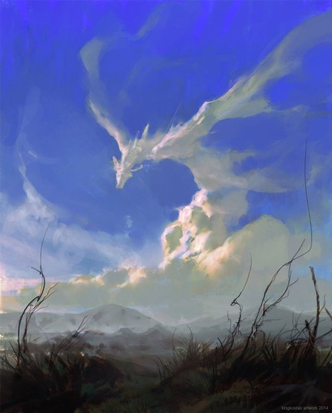 Дракон в небе