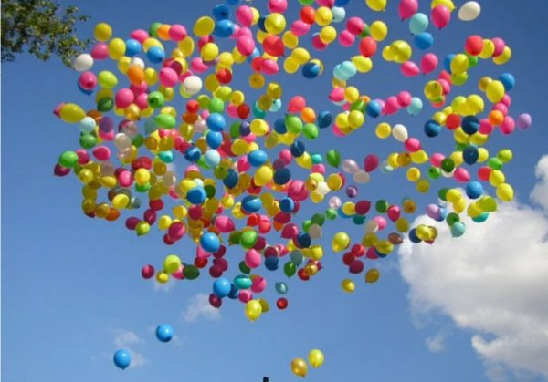 Шарики в небе
