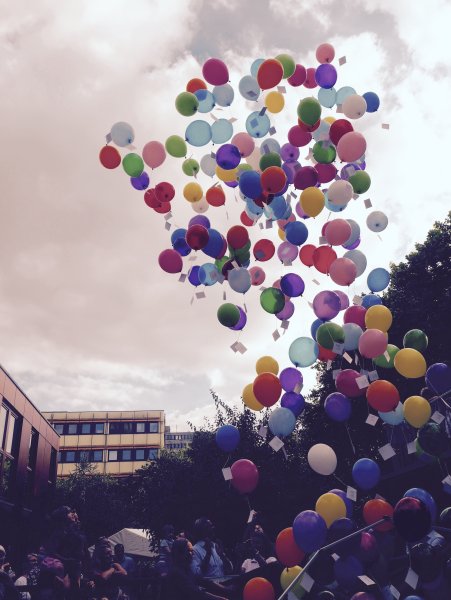 Запуск шаров в небо