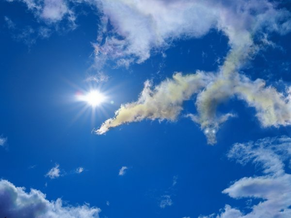 Облака в синеве