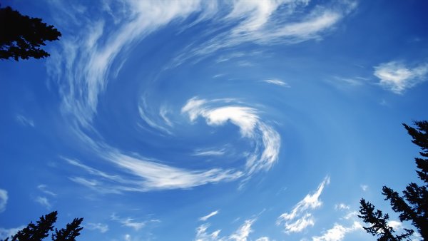 Завихрения облаков