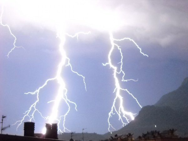 Звук грома и молнии