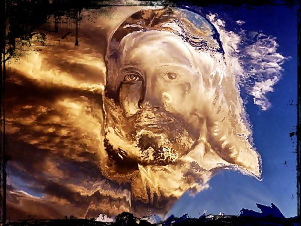 Лик Бога в небе