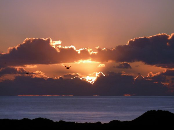 Облака закат