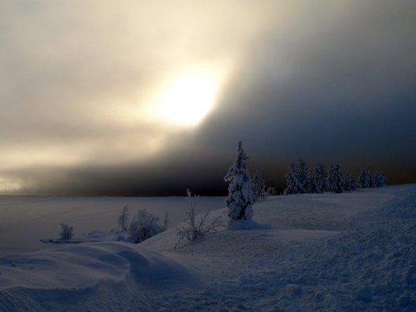 Волнисто бугристые облака