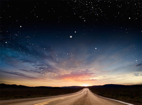 Ночная дорога звезды