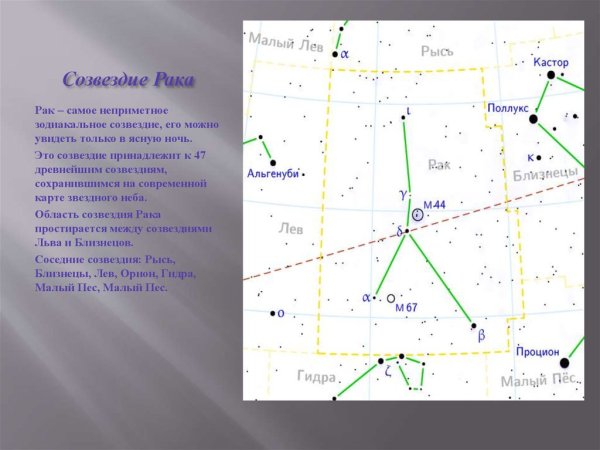 Созвездие краба