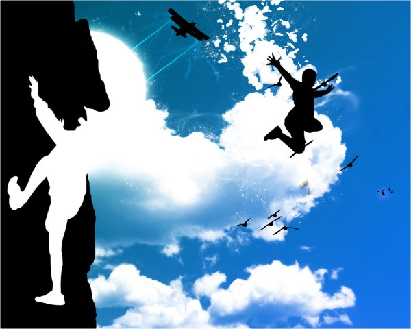 Взлетает лишь тот кто не жалеет сил на разбег