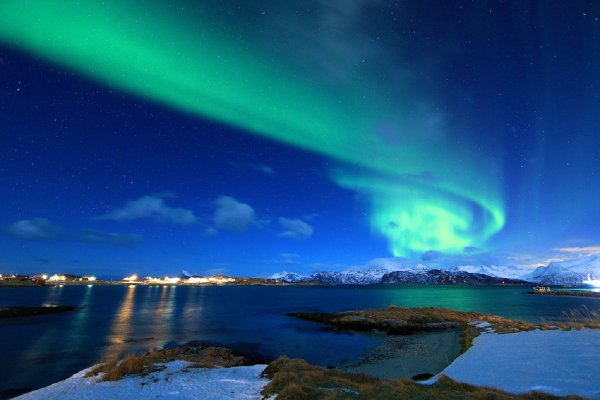 Млечный путь и Полярная звезда