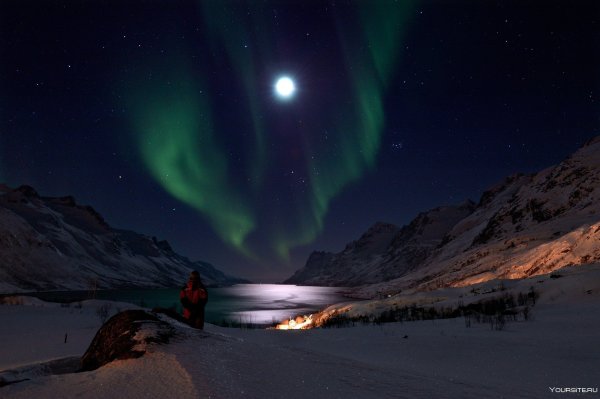Северное сияние на Сатурне