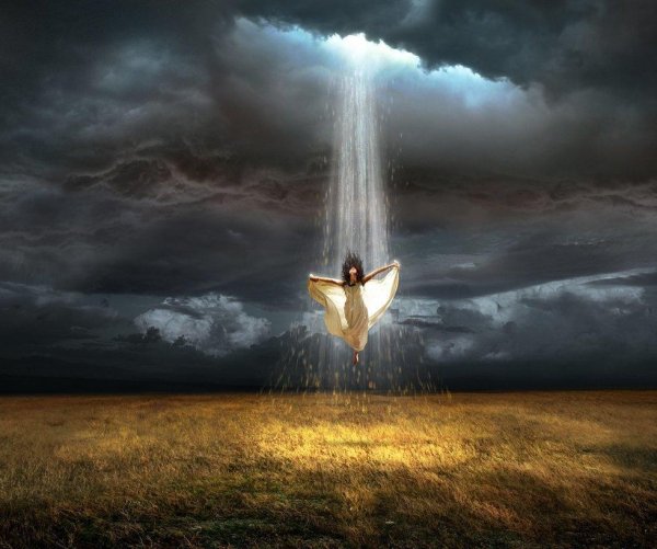 Душа улетает в небо