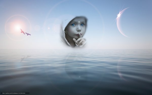 Лицо в небе