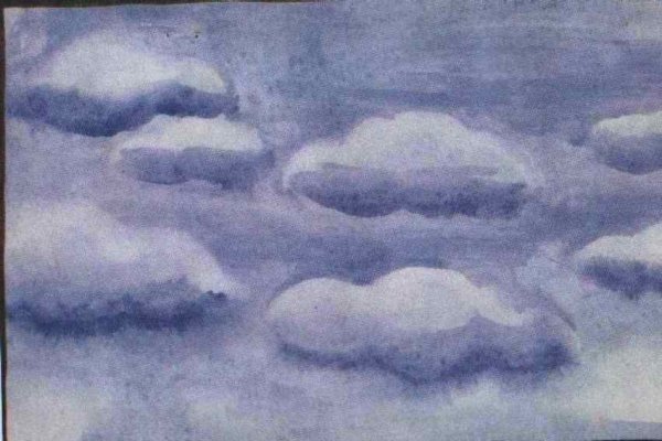 Рисунок на тему облака