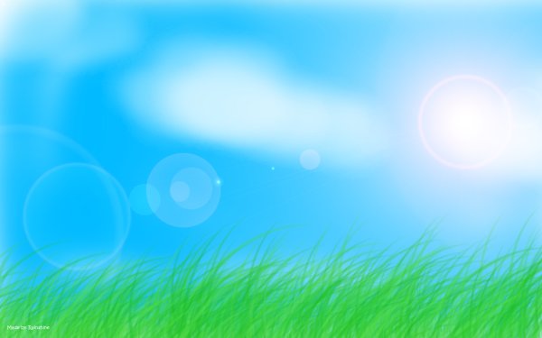 Фон травка и небо для детей