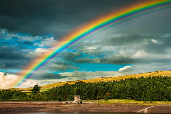 Весеннее небо с облаками