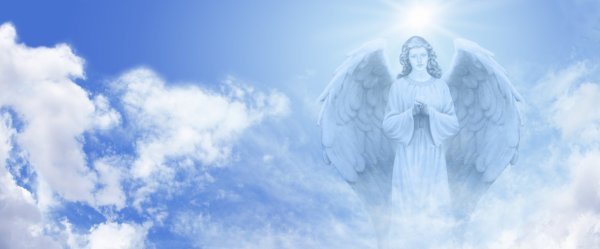 Ангел в небе