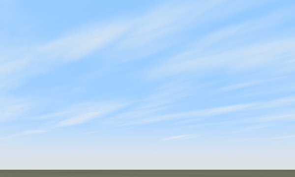 Светло голубое небо