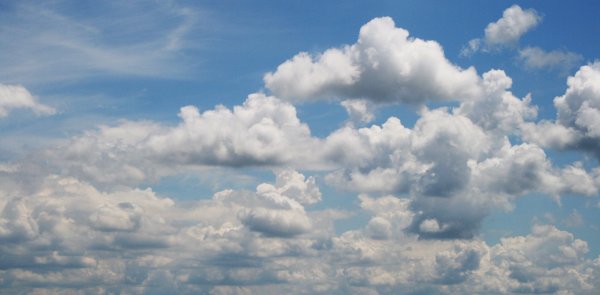 Фон небо с облаками