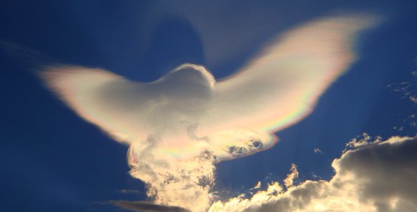 Бог в облаках