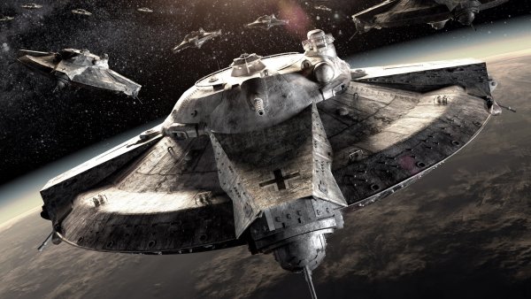 Аниме парень небо