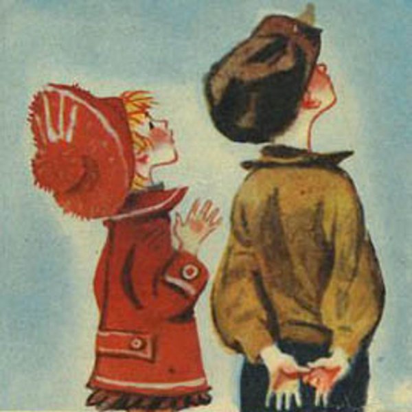 Красный шарик на улице