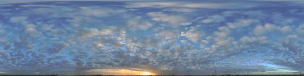 Чистое голубое небо панорама