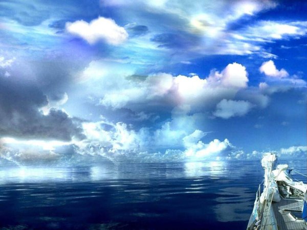 Небо с облаками