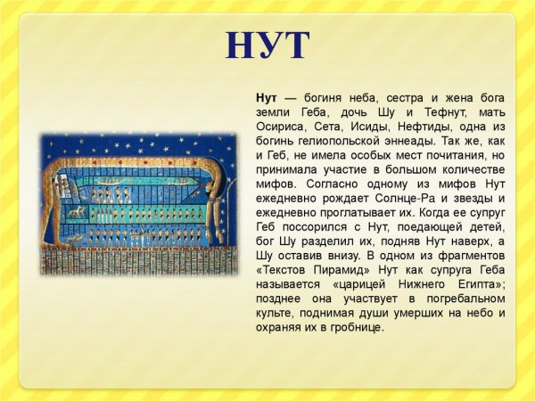 Нут богиня
