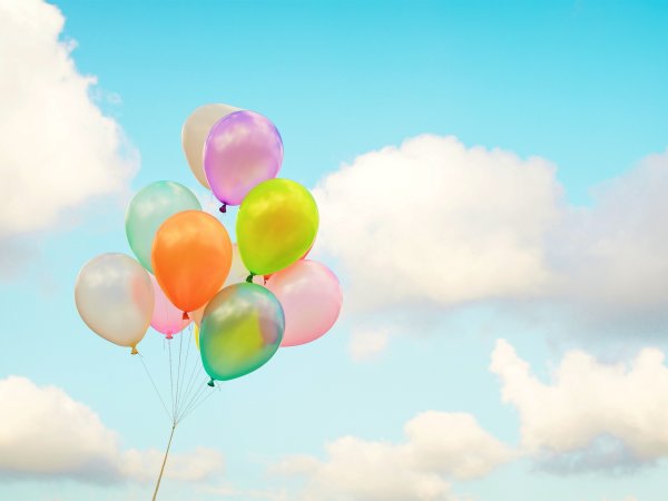 Воздушные шары в небе