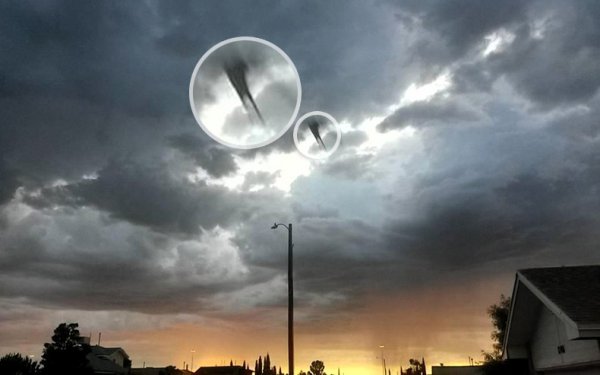 Страшные объекты в небе