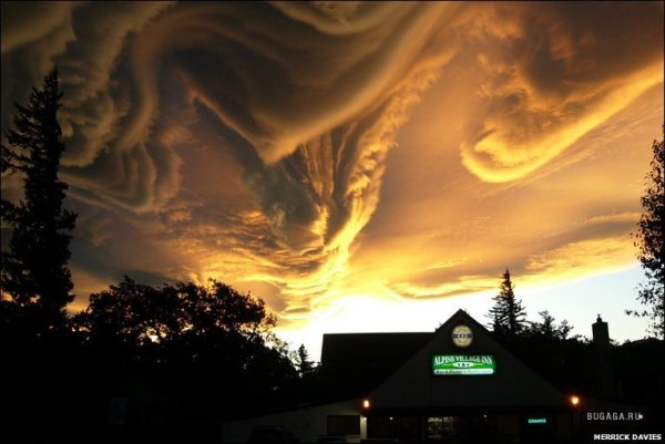 Природное явление облака асператус