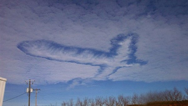Странные облака в небе