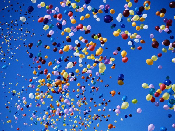 Много шариков