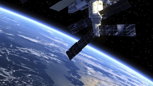Космос земля Спутник