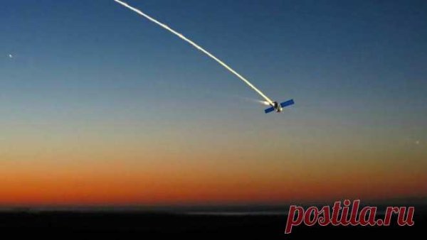 Вид с ракеты на землю