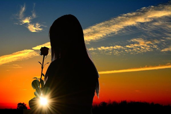 Женщина на природе