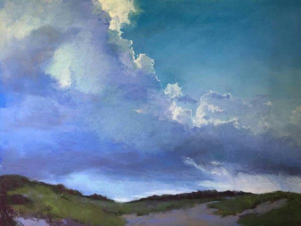 Пейзаж пастелью