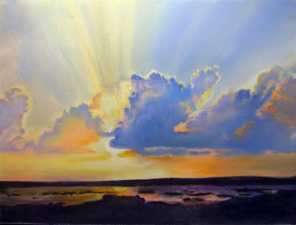 Облака пастелью