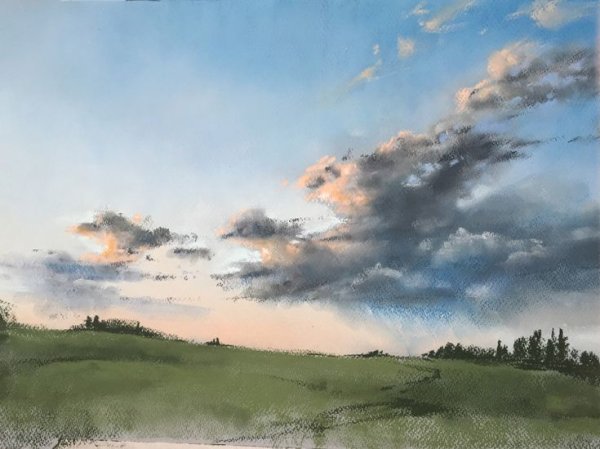 Небо пастелью