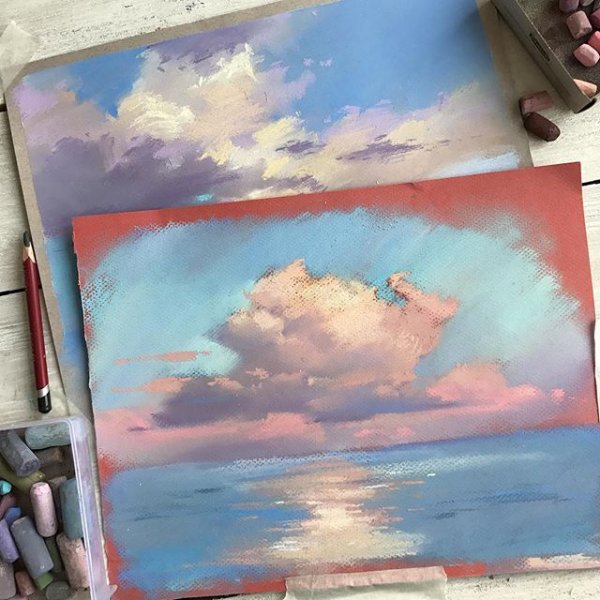 Небо пастелью