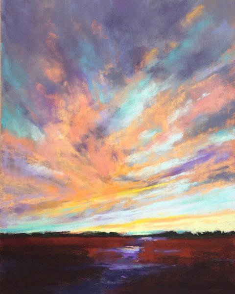 Роберт Манделл пастель живопись