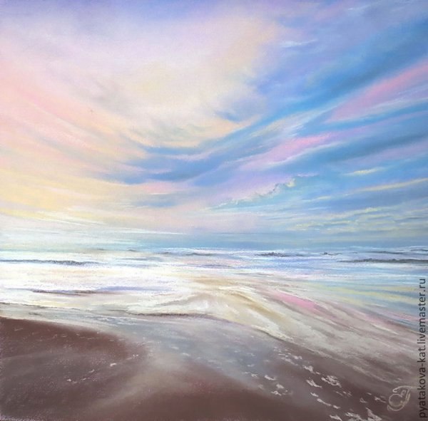 Пейзаж в пастельных тонах