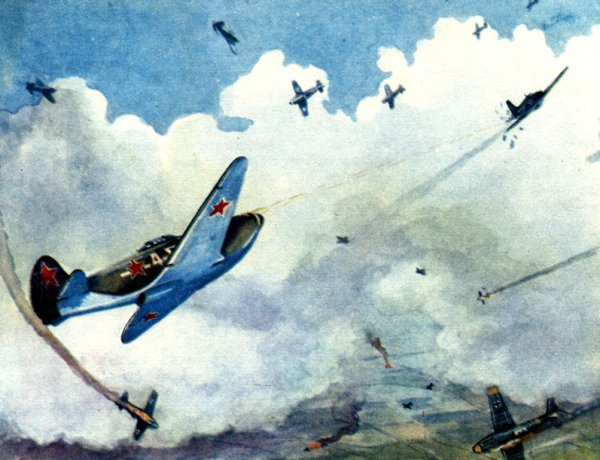 Картины воздушного боя 1941-1945