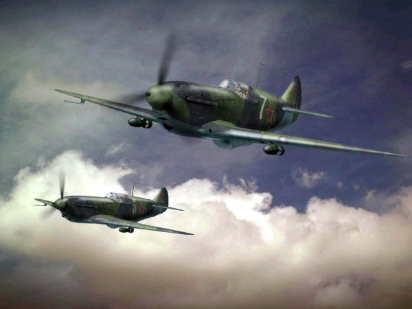 ЛАГГ 3 воздушный бой