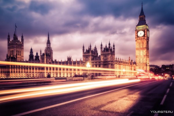 Ночной Лондон Биг Бен