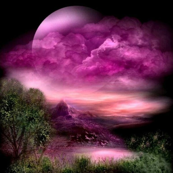 Синий фон с блестками