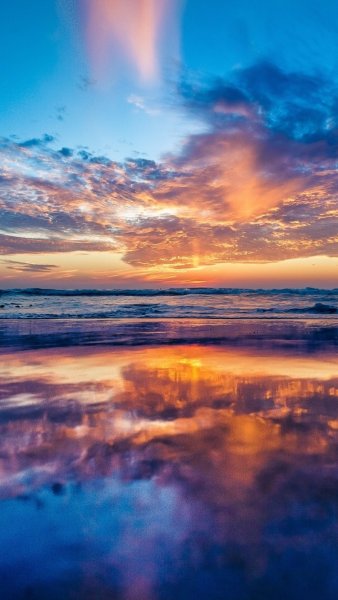 Красивые облака вертикально