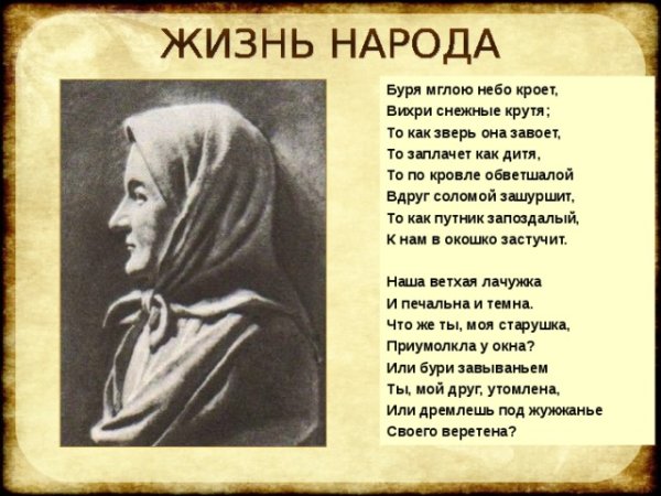 Стихотворение Пушкина буря мглою