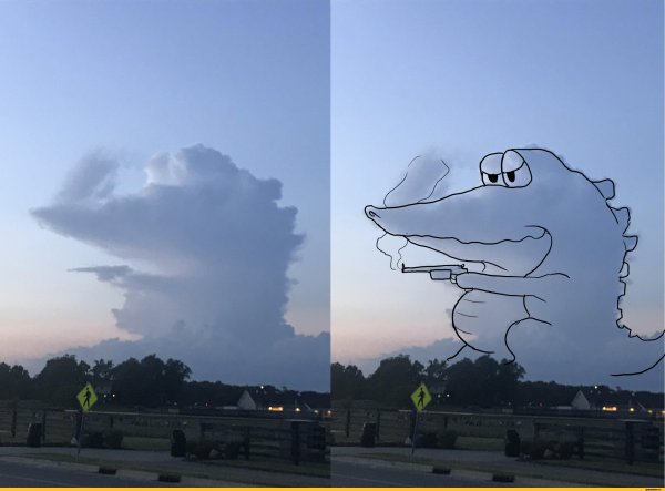 Смешные облака